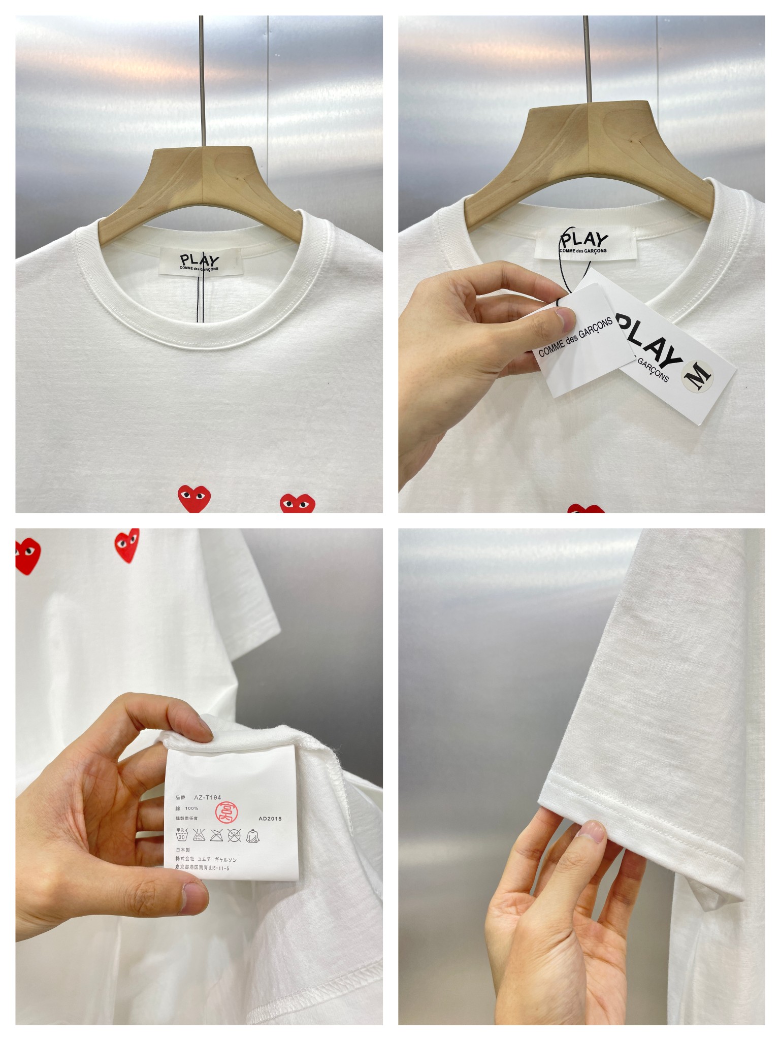 CDGP 【COMME DES GARCONS PLAY 公式旗艦店】 コム デ ギャルソン プレイ   Tシャツご好評に付き再入荷！-BRAND OFF