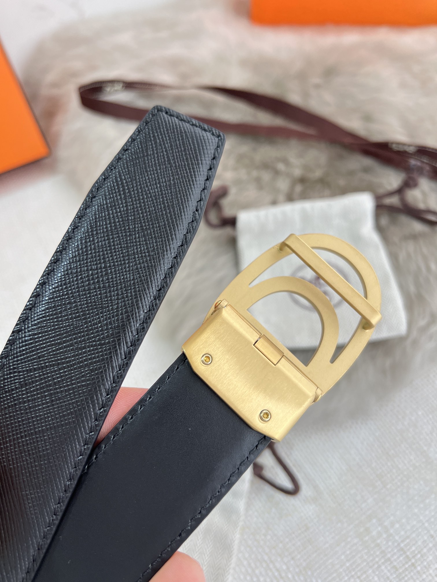 【HERMES】(エルメス) 3.8cm   ベルト メンズ-BRAND OFF
