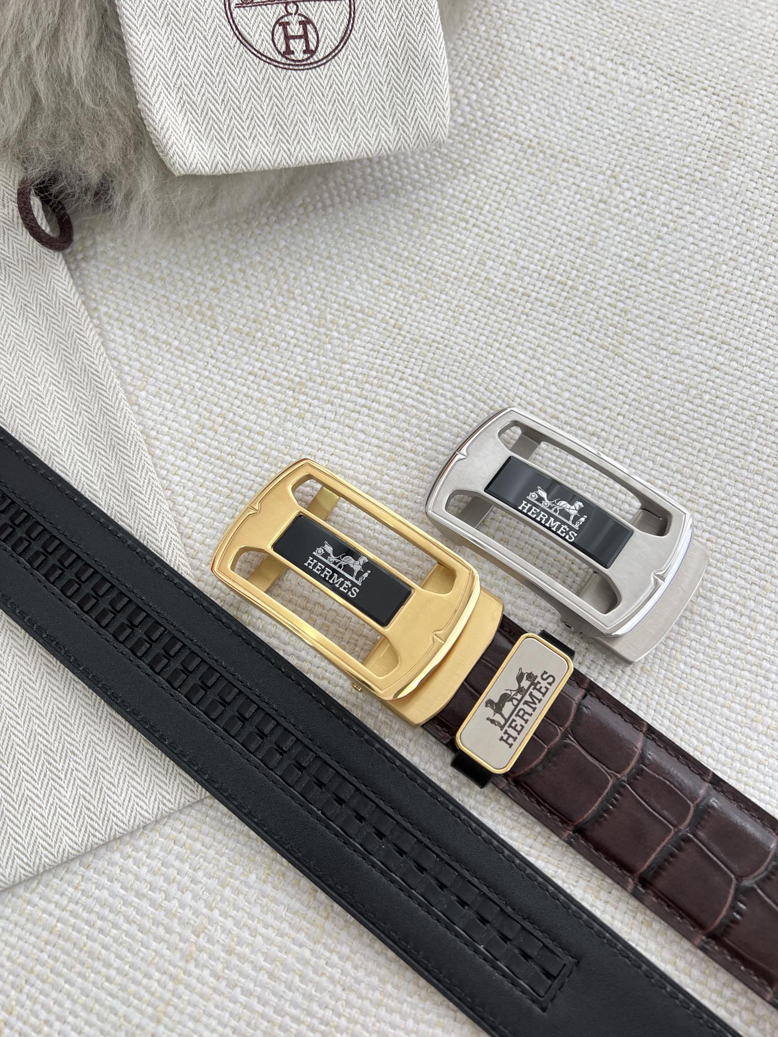 【HERMES】(エルメス) 3.5cm   ベルト メンズ-BRAND OFF