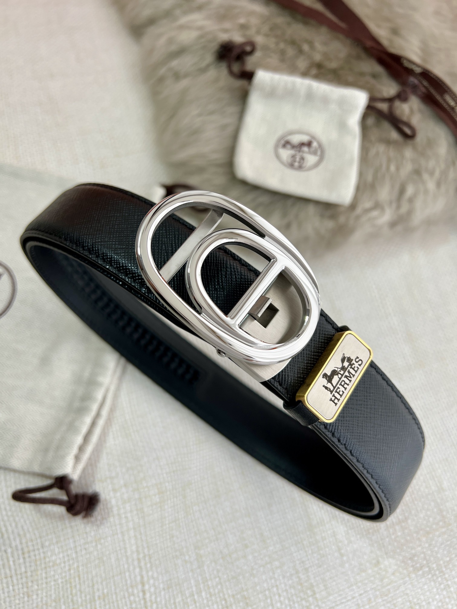 【Hermès】(エルメス) 3.5cmベルト メンズ 24706-BRAND OFF