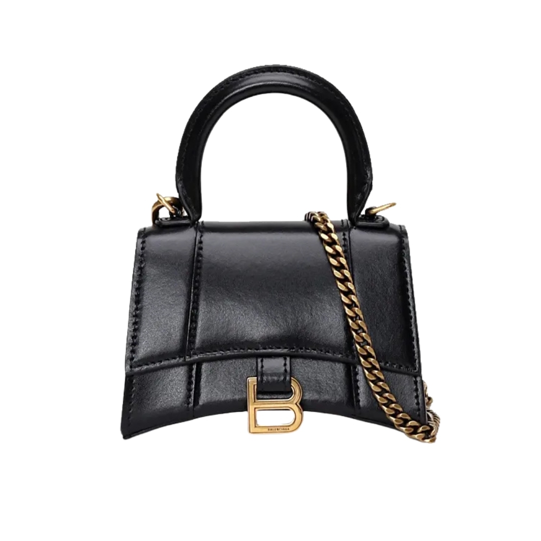 ☆BALENCIAGA HOURGLASS ミニ TOP HANDLE バッグ