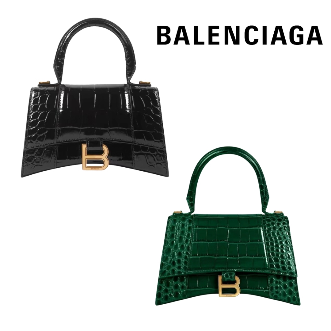 Balenciaga HOURGLASS XS チェーンハンドバッグ2色