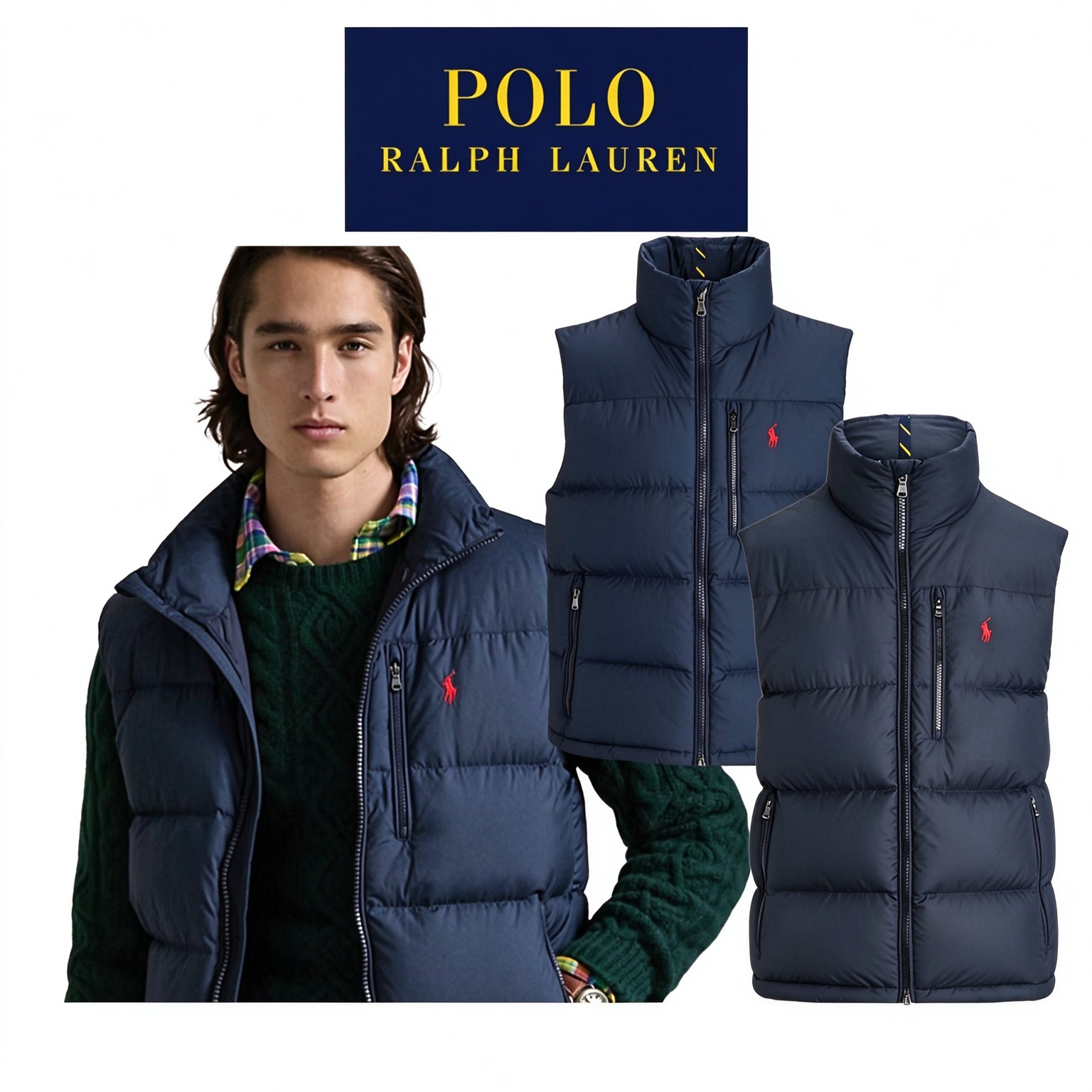 人気☆ Polo Ralph Lauren ポニーロゴ ダウンベスト