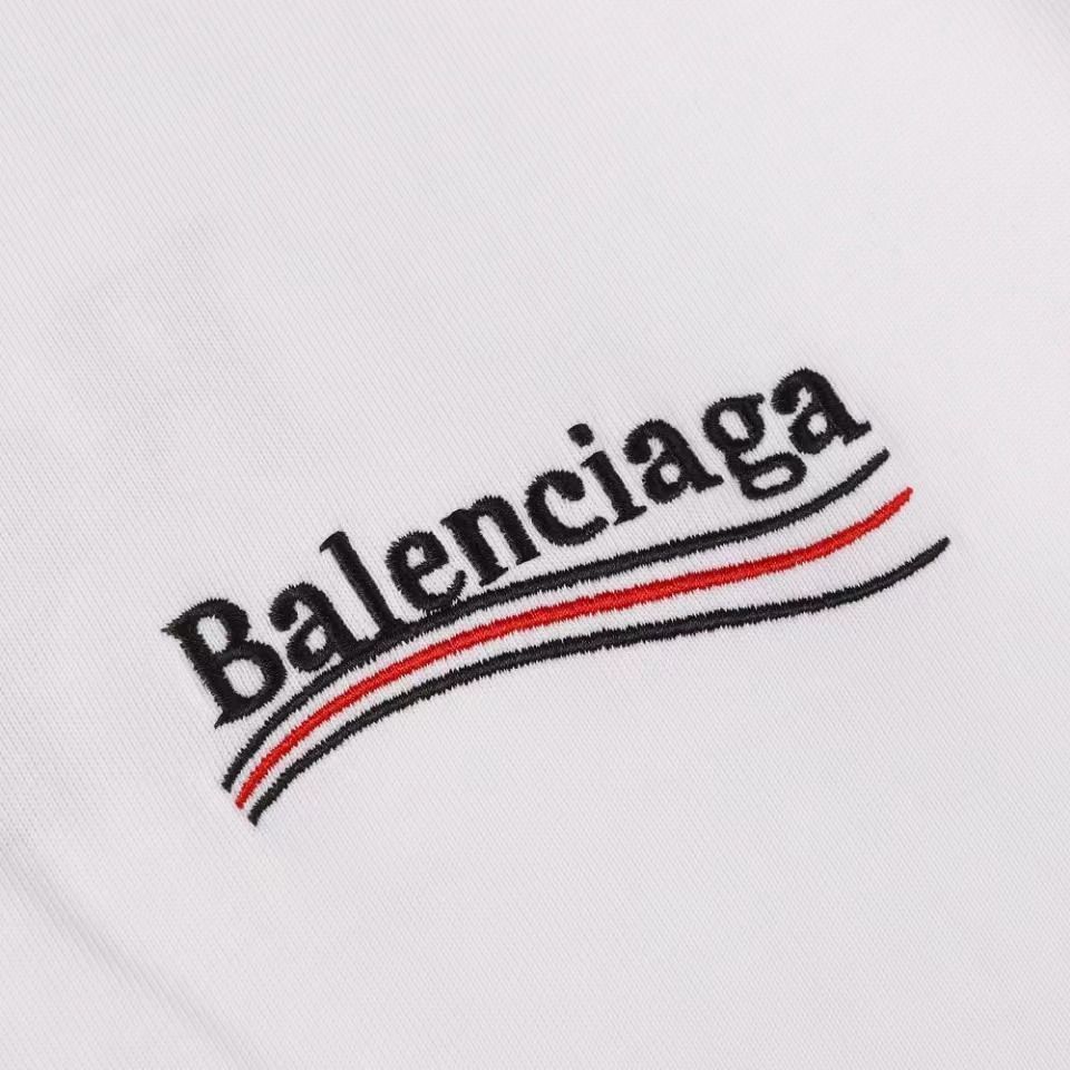 【BALENCIAGA】（バレンシアガ ）刺繍半袖Tシャツ 男女兼用