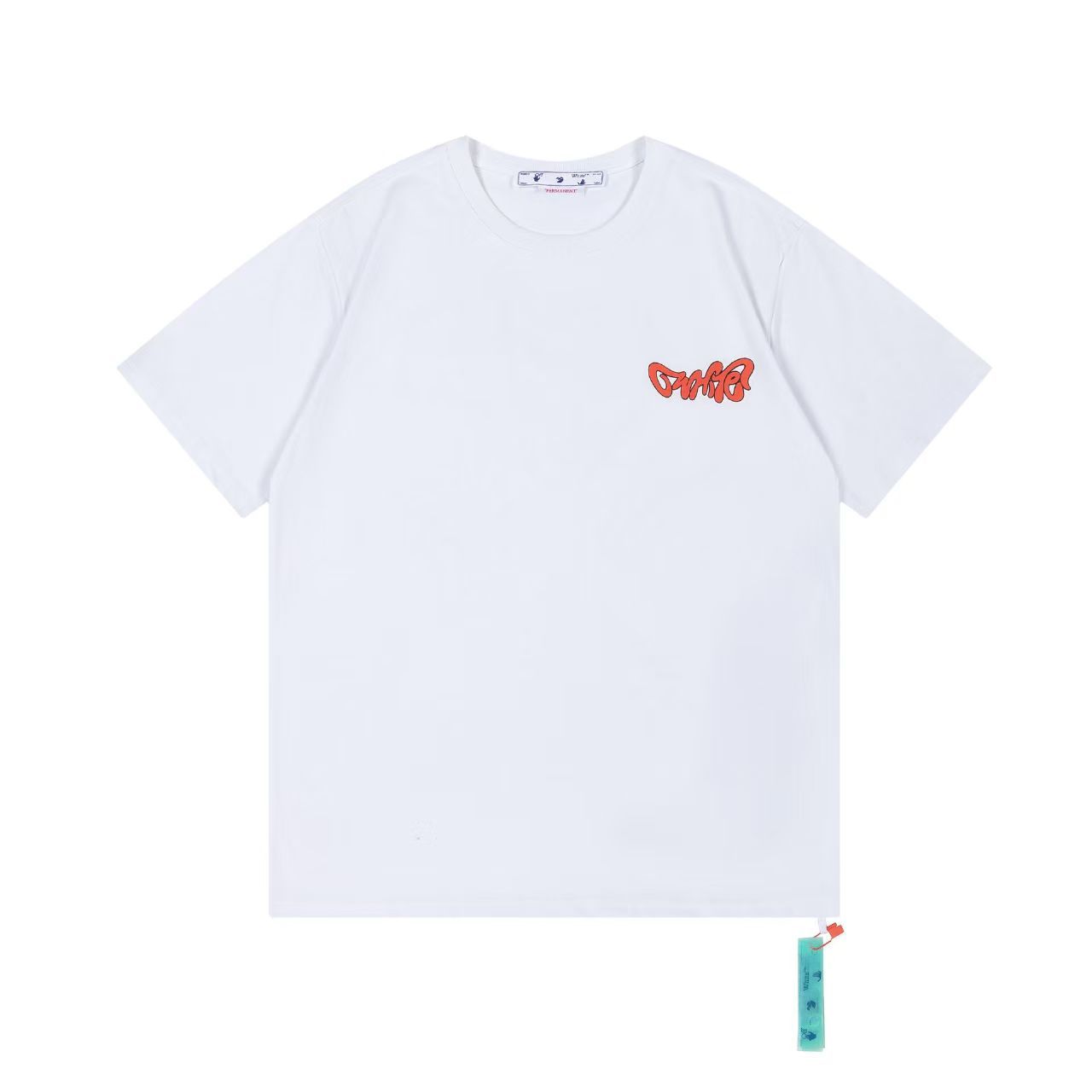 OFF-WHITE(オフホワイト) 2023　春夏新作　半袖シャツ　Tシャツ 矢じり　100％純綿生地　　快適　通気性が良い　シンプルの風格　かっこいい　黒　男女兼用