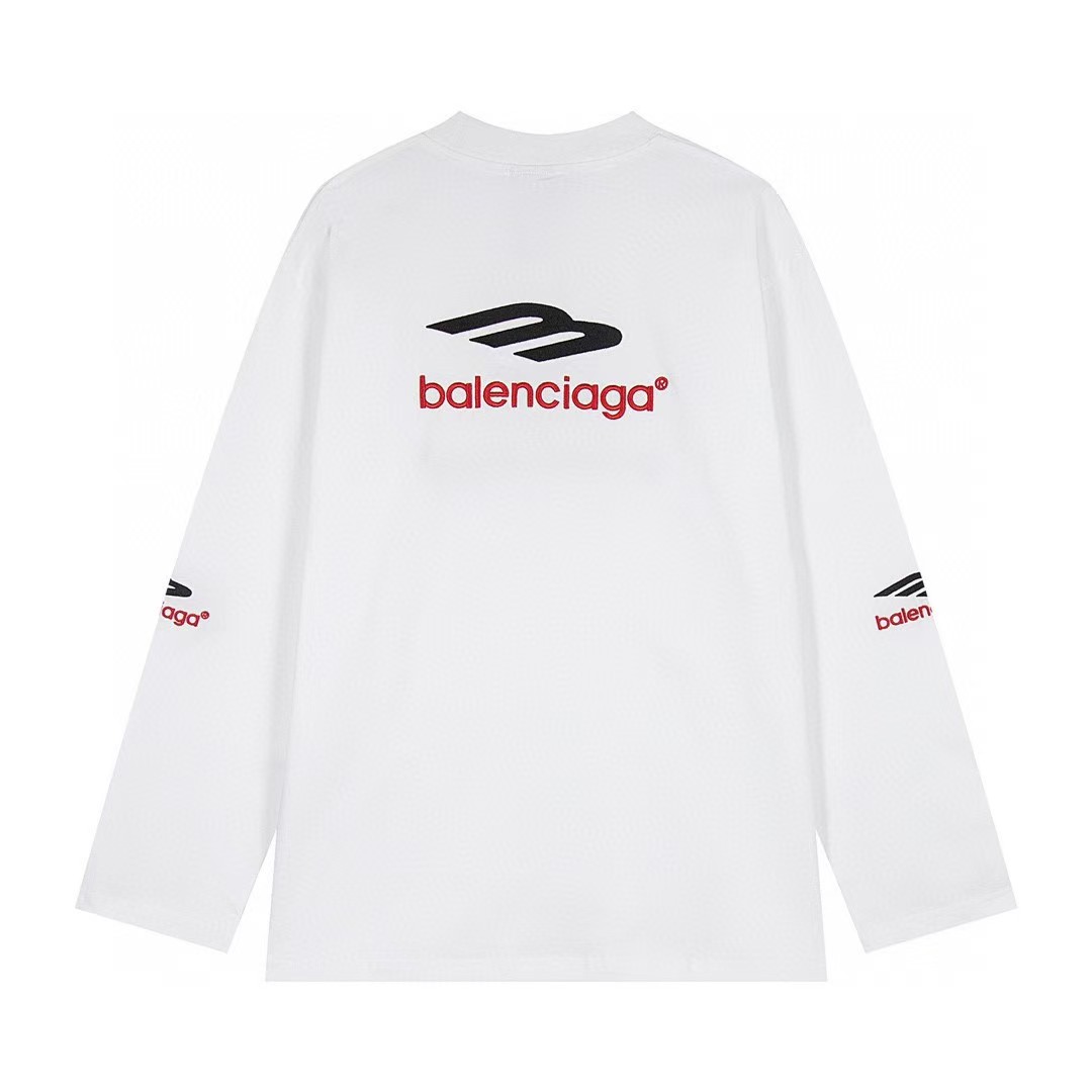 【BALENCIAGA旗艦店】バレンシアガ 刺繡長袖 ご好評に付き再入荷！