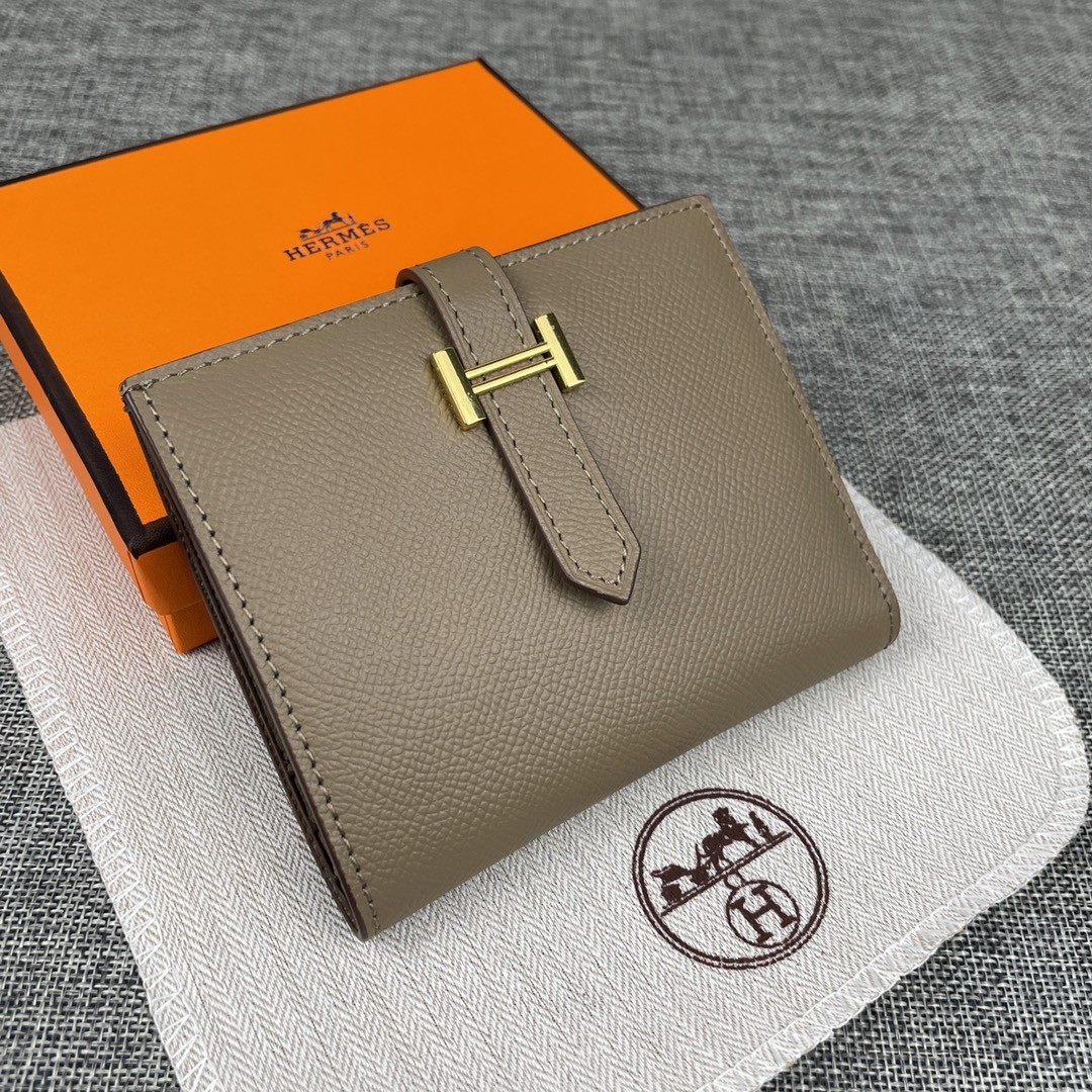 【HERMES旗艦店】エルメス 財布 ゴールド シルバー 12カラー
