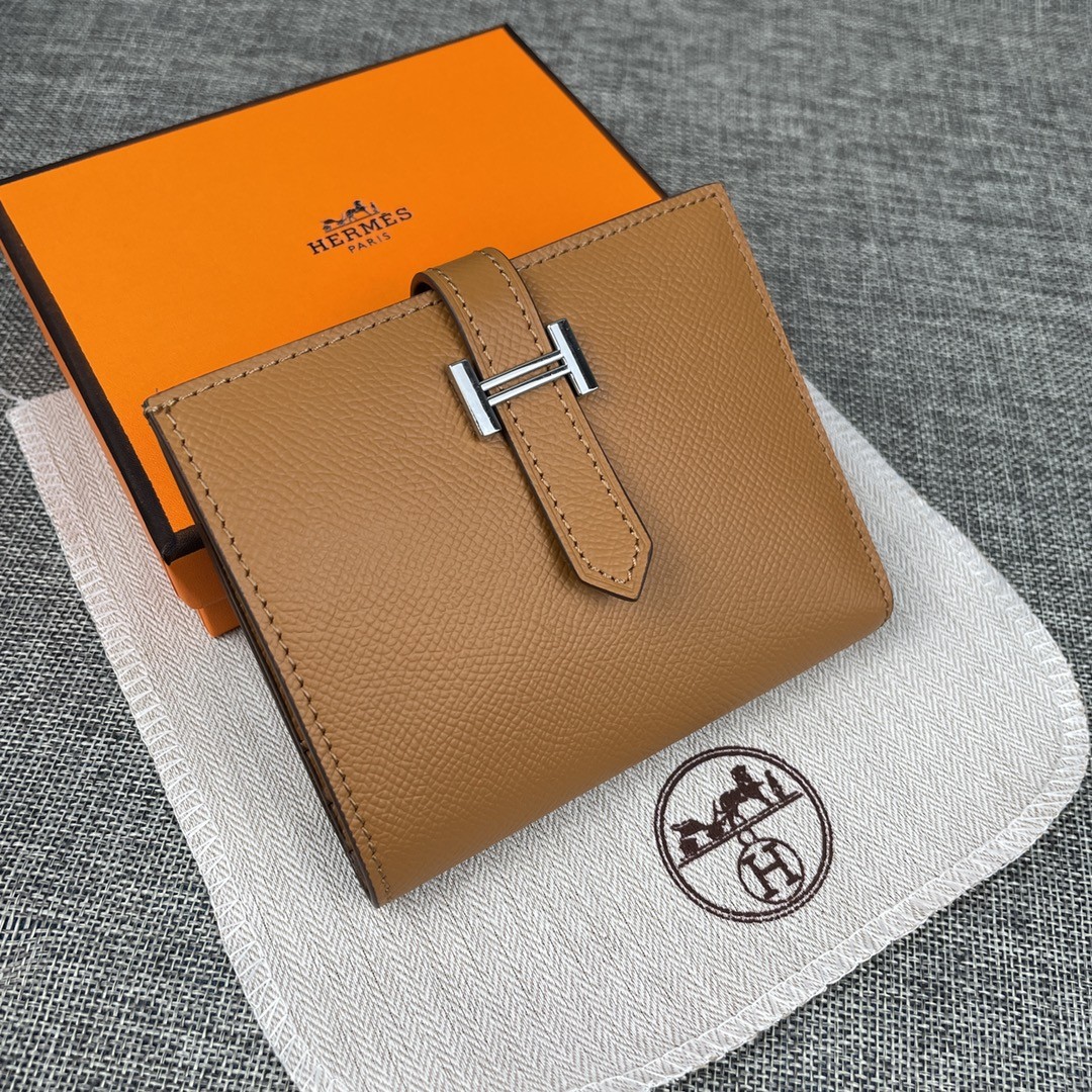 【HERMES旗艦店】エルメス 財布 ゴールド シルバー 12カラー