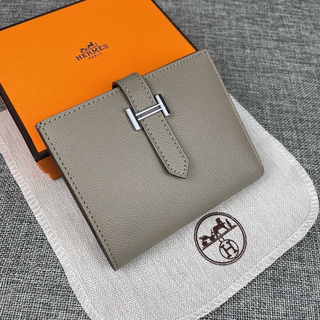 【HERMES旗艦店】エルメス 財布 ゴールド シルバー 12カラー