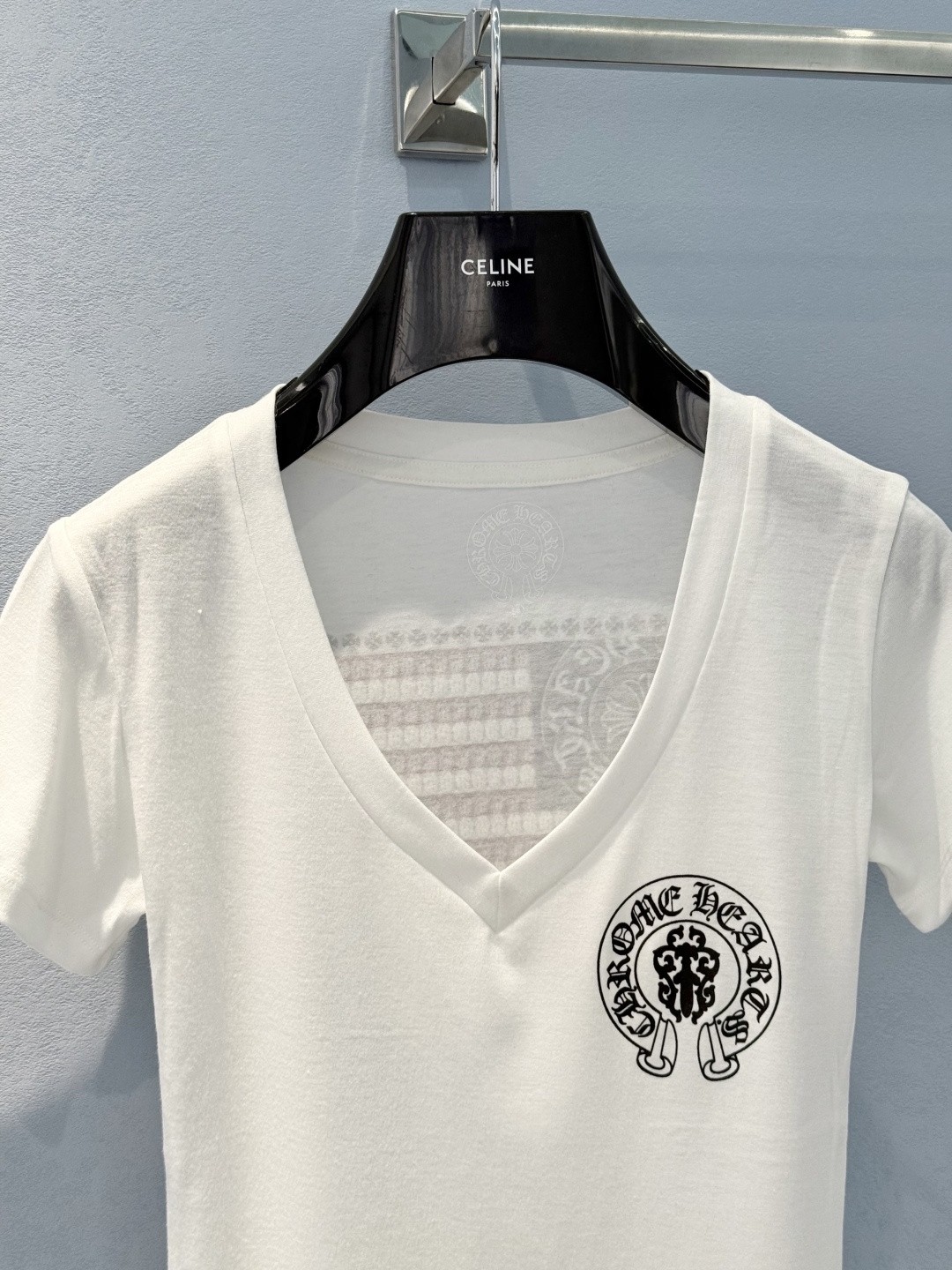 【CHROME HEARTS】レディース V ネック 半袖