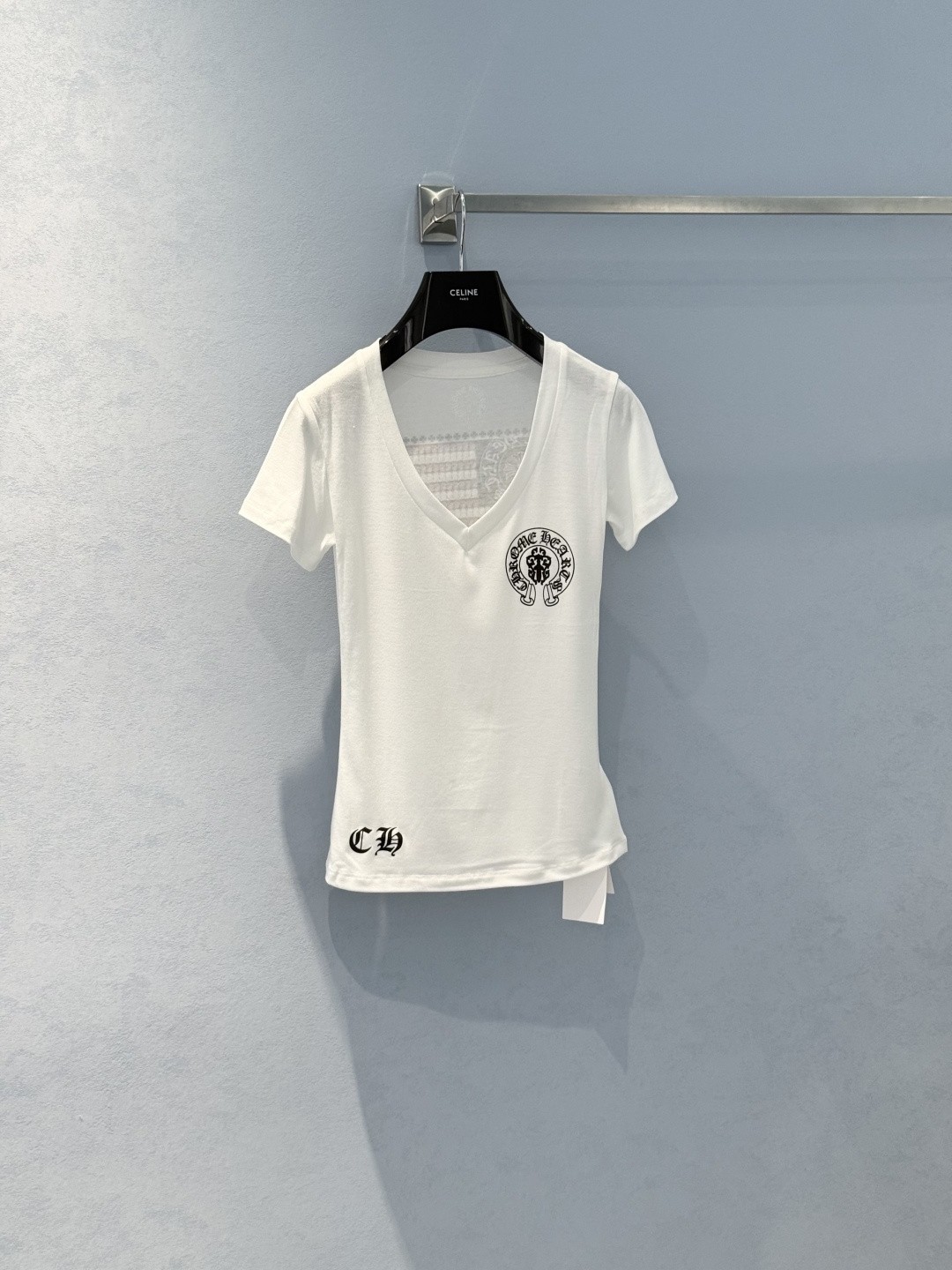 【CHROME HEARTS】レディース V ネック 半袖