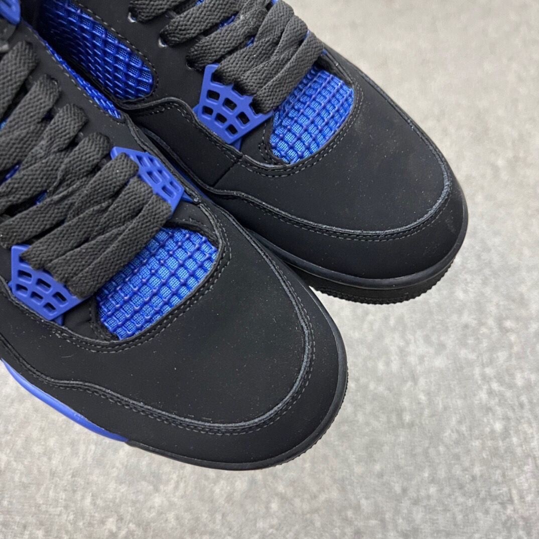 Air Jordan 4 Retro Blue Thunder スニーカー ブラック / ブルー