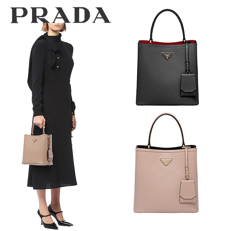 PRADA パニエ サフィアーノレザーバッグ　1BA212 2ERX F0LJ4