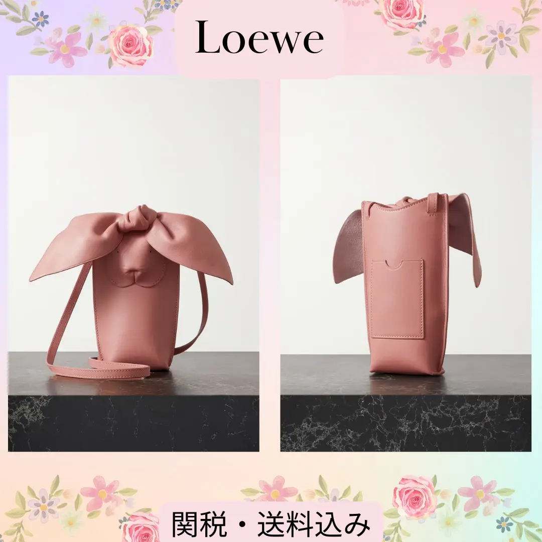 LOEWE ロエベ バニー ミニ レザー クロスボディバッグ うさぎ年