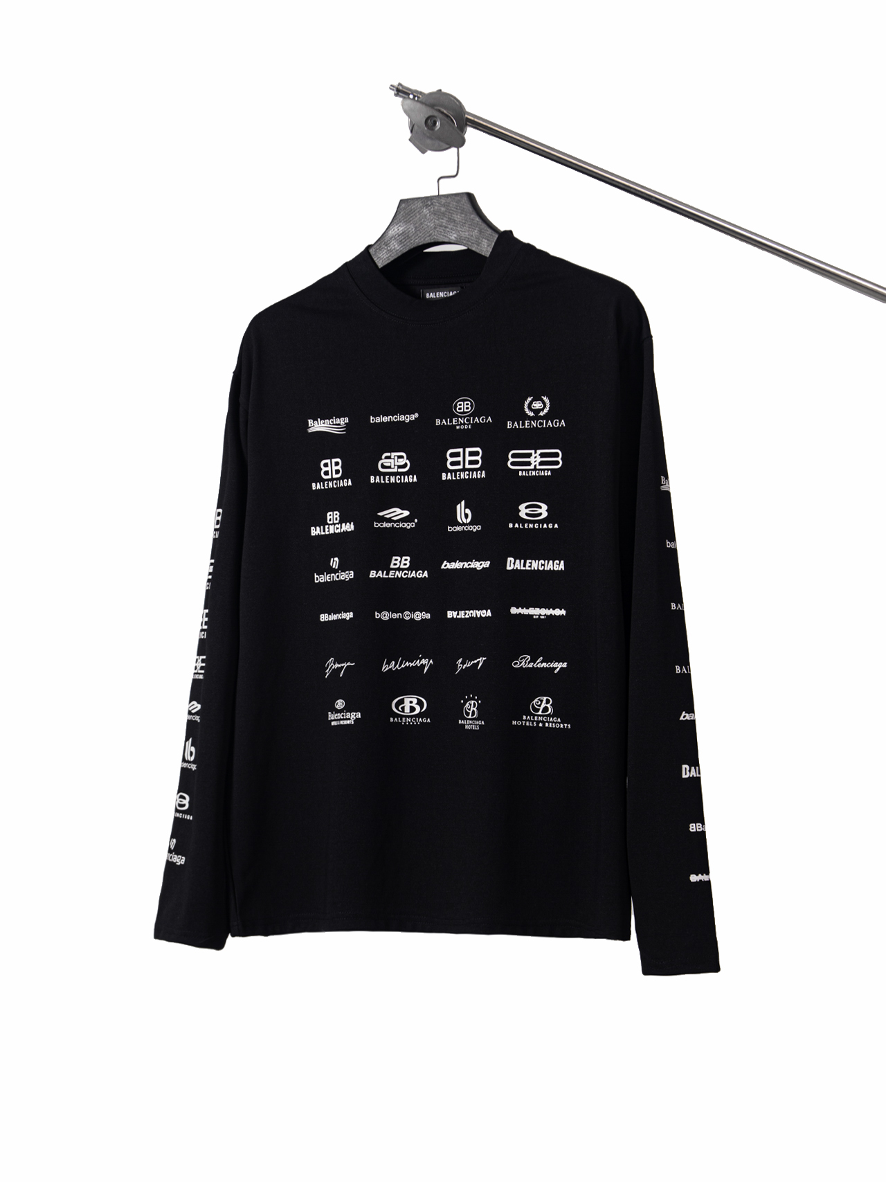 【BALENCIAGA】プリント長袖 T シャツ