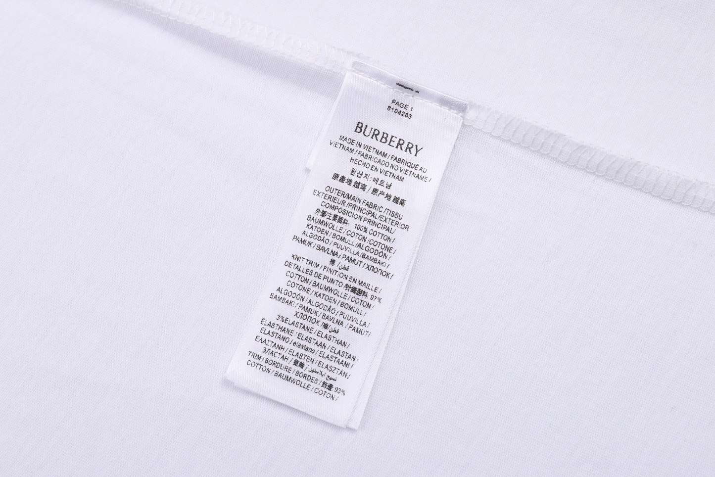 【BURBERRY】長袖 T シャツ