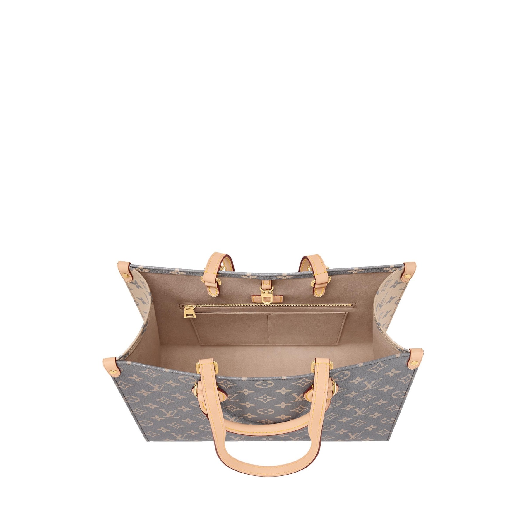 グレー色がお洒落♪ 【Louis Vuitton】オンザゴーMMトートバッグ M12415