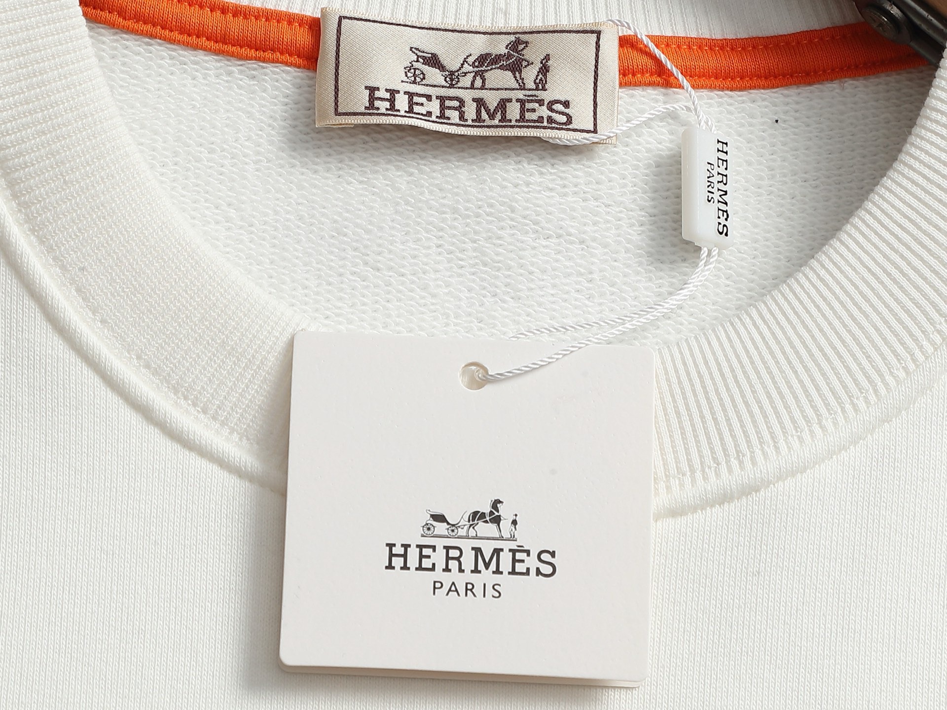 【HERMES】刺繍長袖 T シャツ