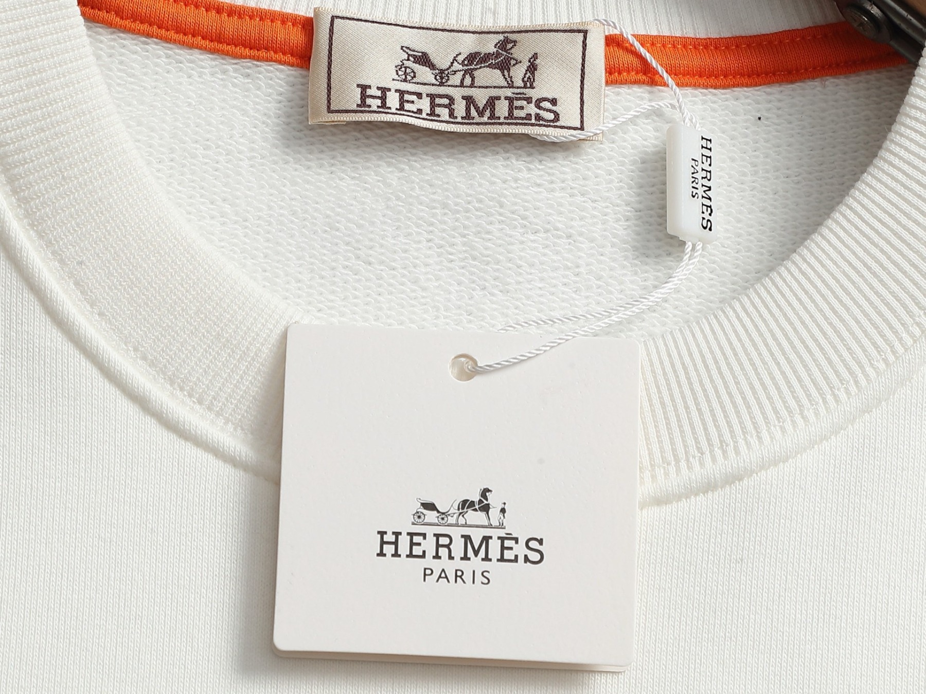 【HERMES】刺繍長袖 T シャツ