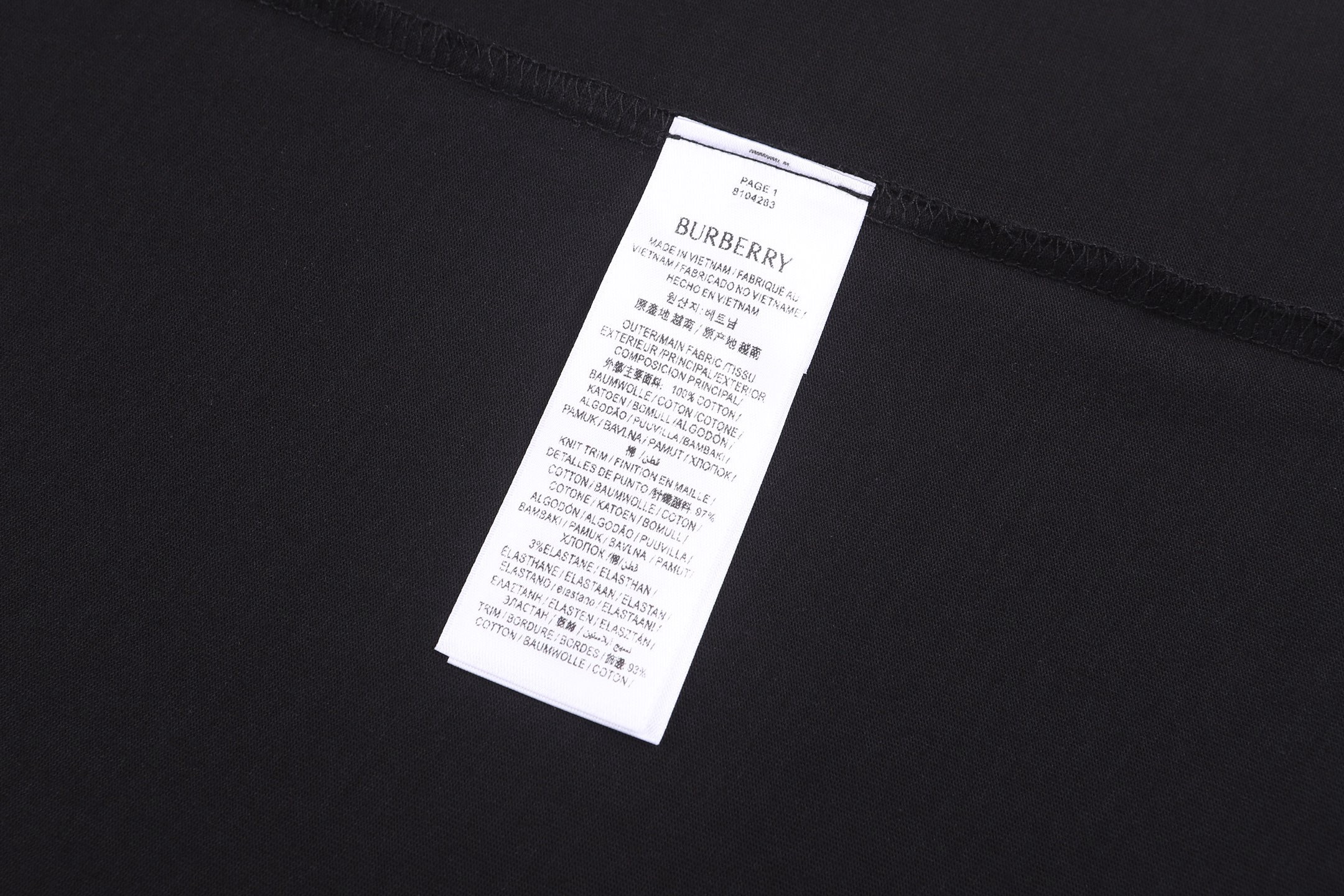 【BURBERRY】長袖 T シャツ