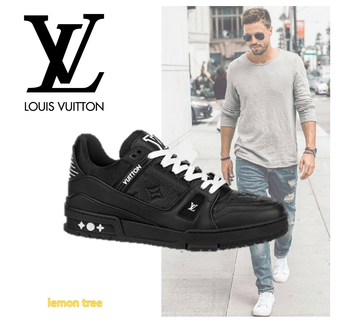 Louis Vuitton スニーカー LV トレーナー 1AAREY