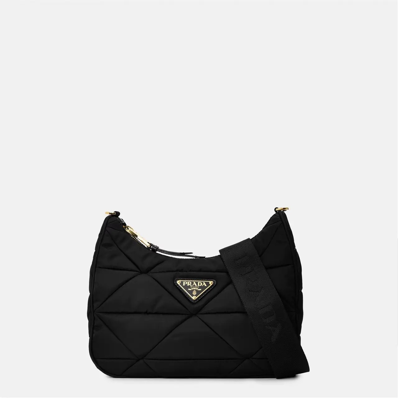 VIP価格◆PRADA◆パデッド Re-Nylon ロゴ ショルダーバッグ