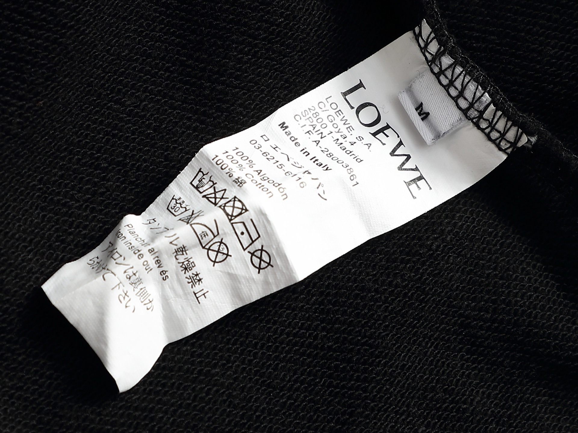 【LOEWE】刺繍長袖 T シャツ