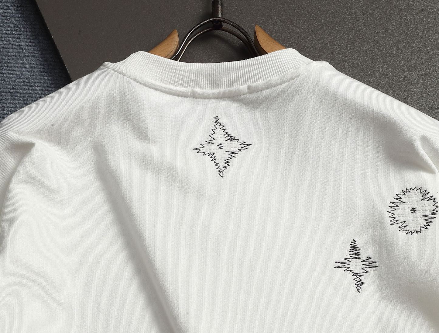 【LOUIS VUITTON】刺繍長袖 T シャツ