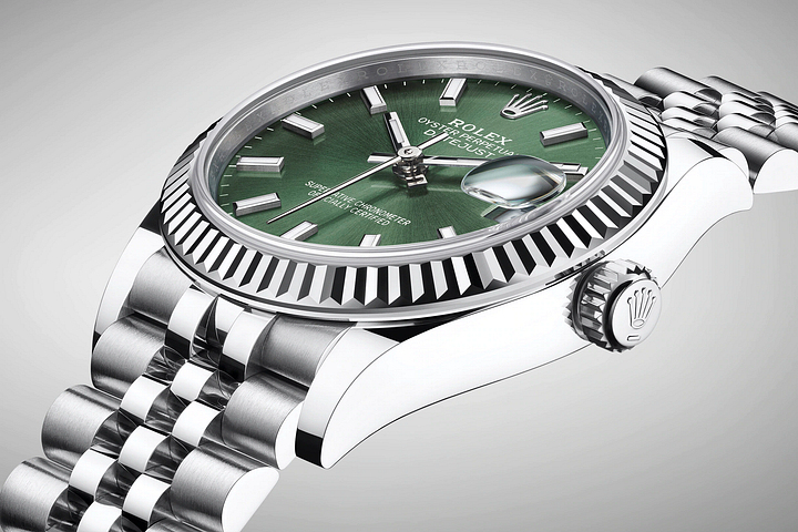 デイトジャスト 31 オイスター 31 mm オイスタースチール＆ホワイトゴールド