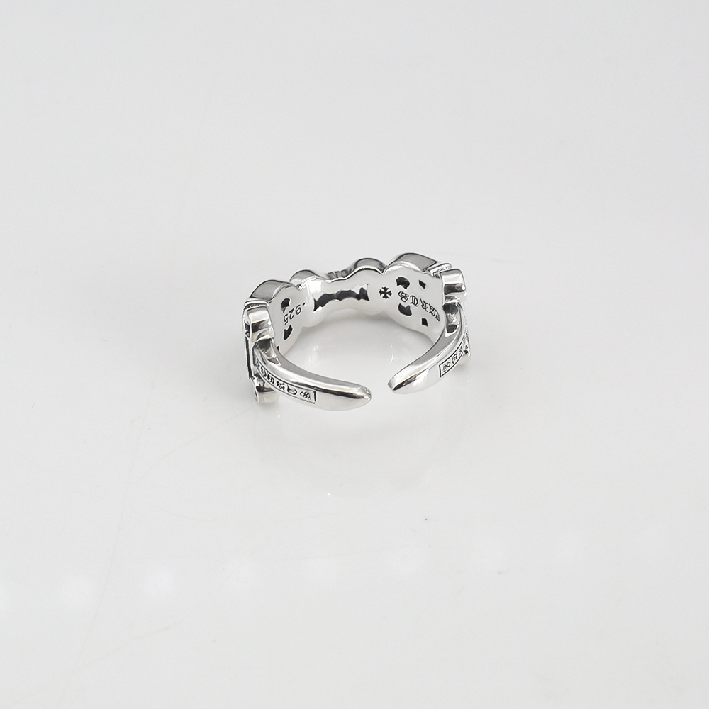 【Chrome Hearts】 男性と女性のためのクロエハートファッションパーソナリティリング