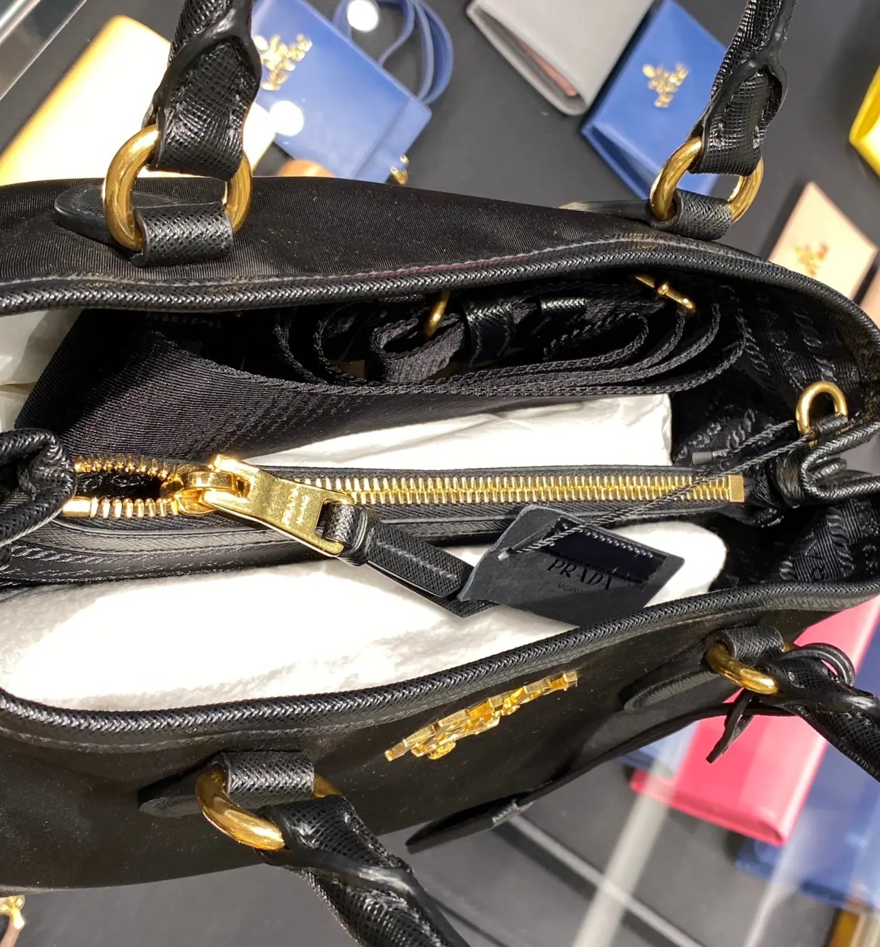 ★PRADA★1BA173　Re-Nylonショルダーストラップ付バッグ