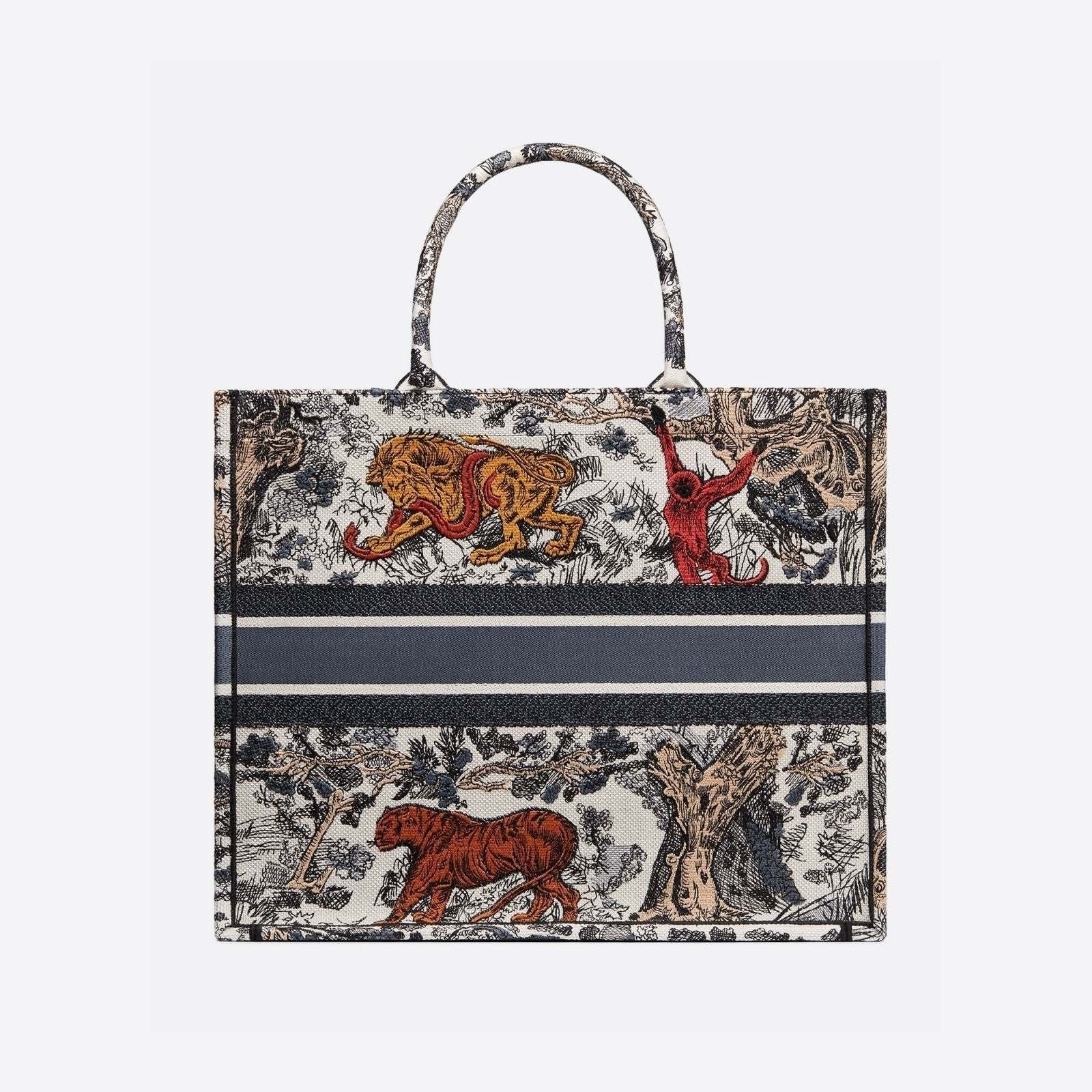 【DIOR】入手困難！セレブ芸能人御用達?ロゴ アニマル 刺繍 バッグ トート 選べる4色