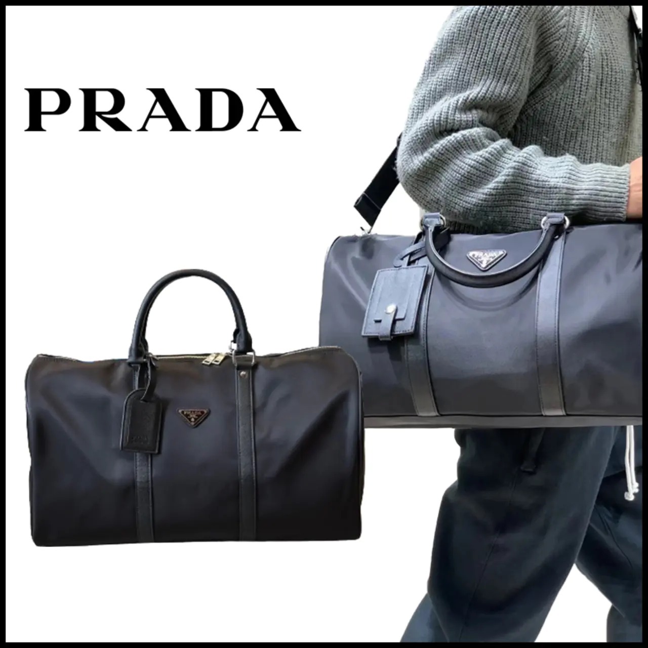 ★PRADA★プラダのトラベルバッグ初披露