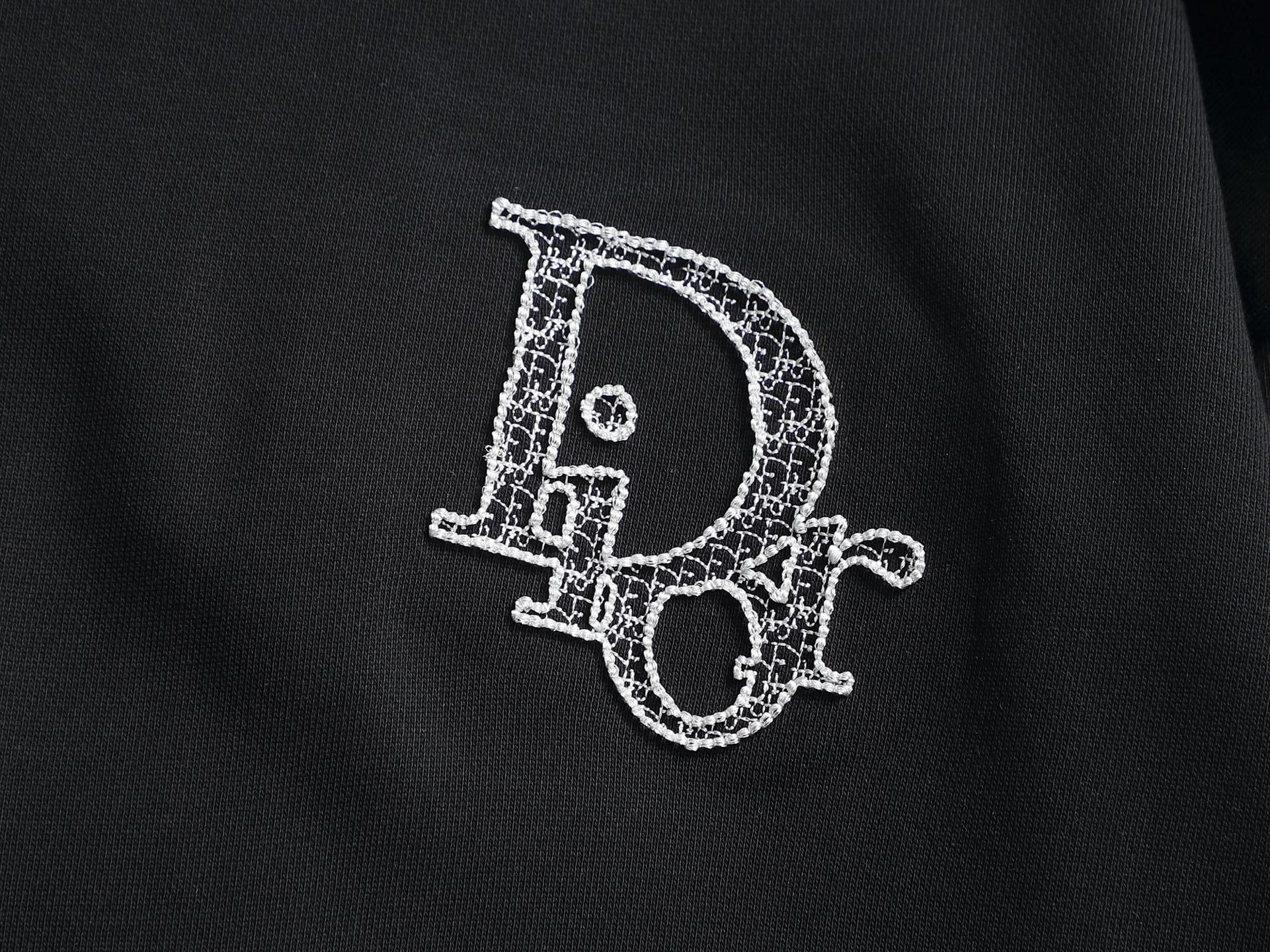 【DIOR】刺繍長袖 T シャツ