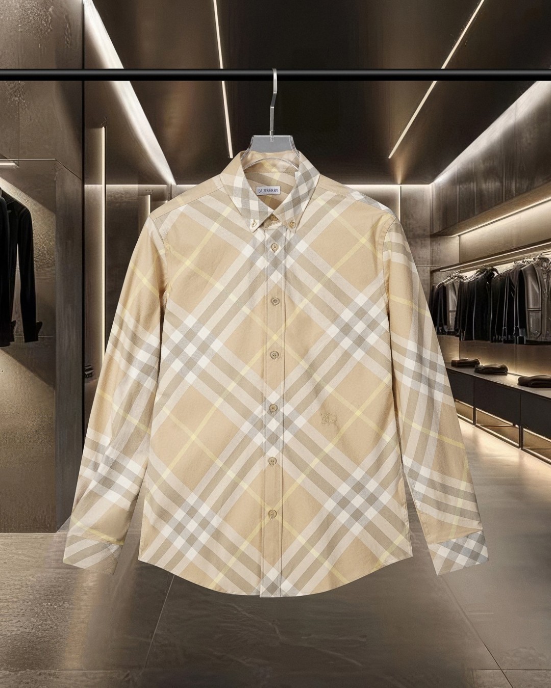 【BURBERRY旗艦店】（バーバリー）長袖シャツ、ご好評に付き再入荷！