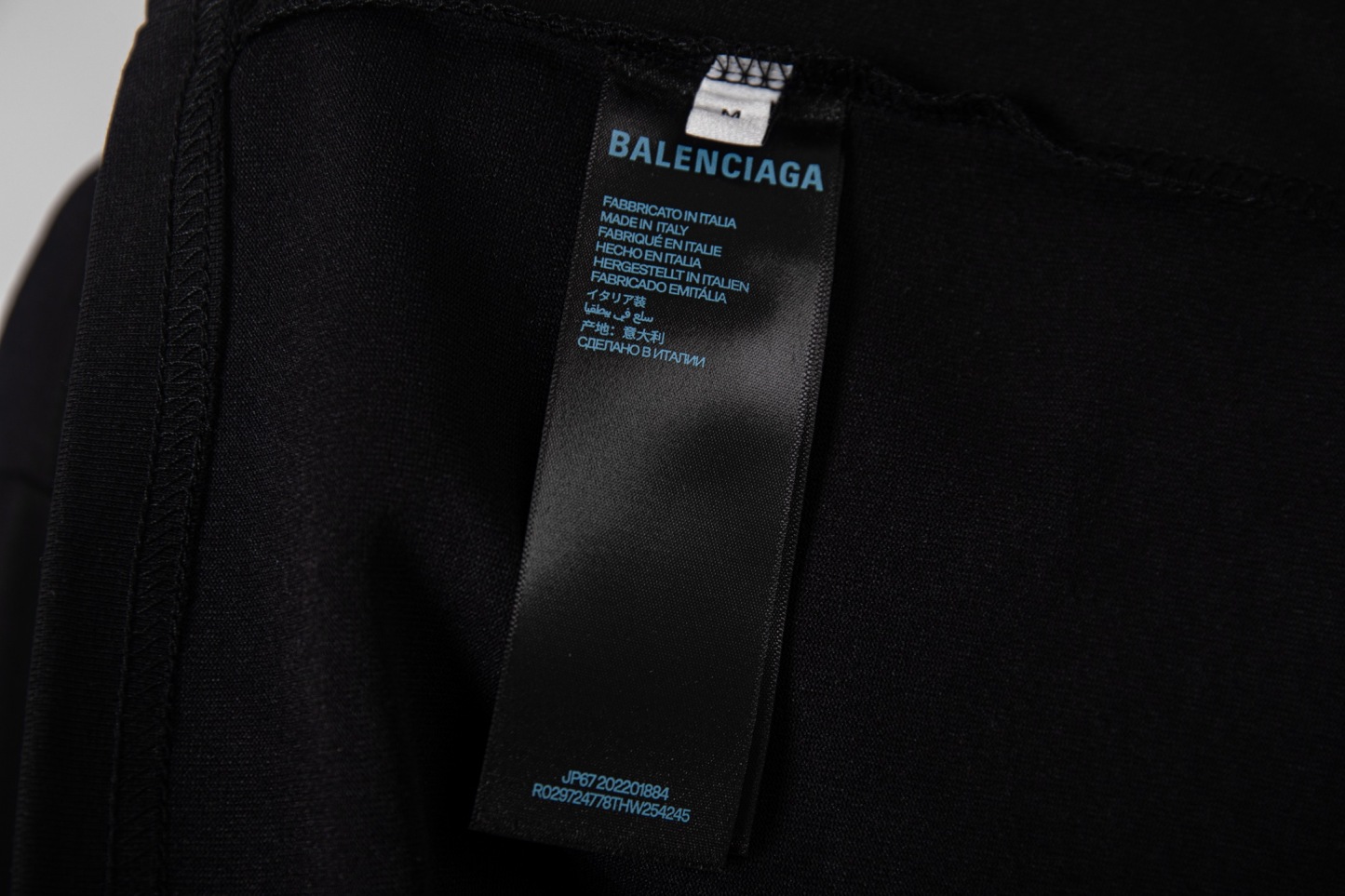 【BALENCIAGA】プリント長袖 T シャツ