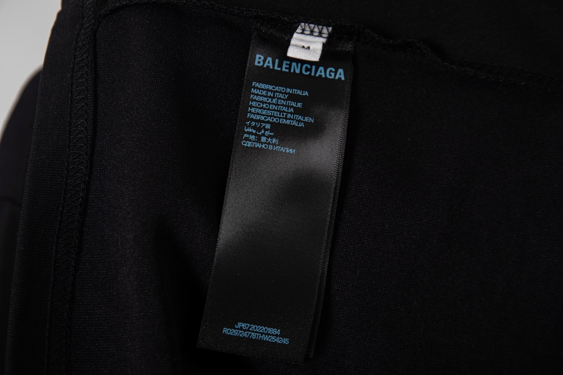 【BALENCIAGA】プリント長袖 T シャツ