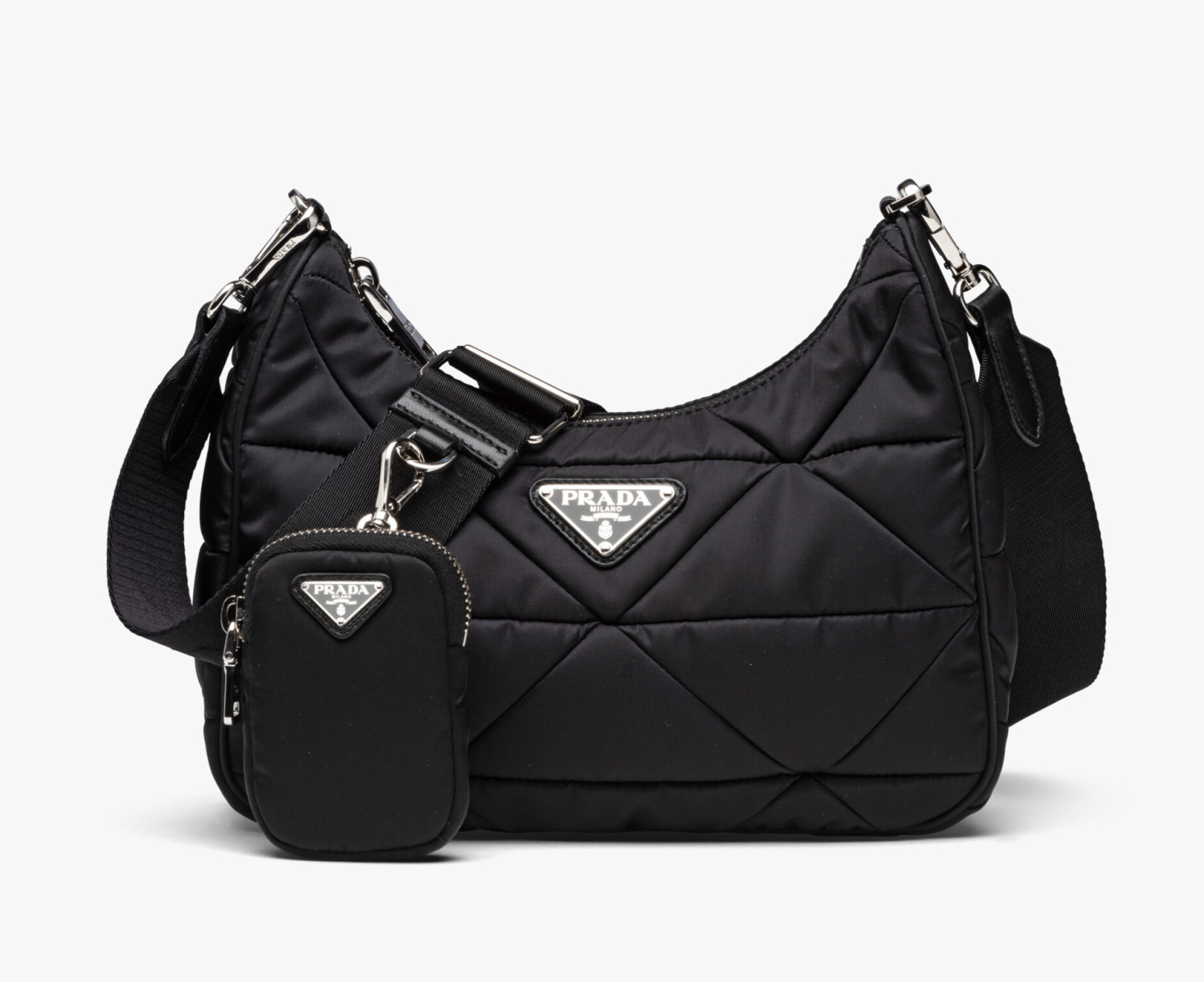 ☆PRADA プラダ パデッドナイロン ショルダーバッグ