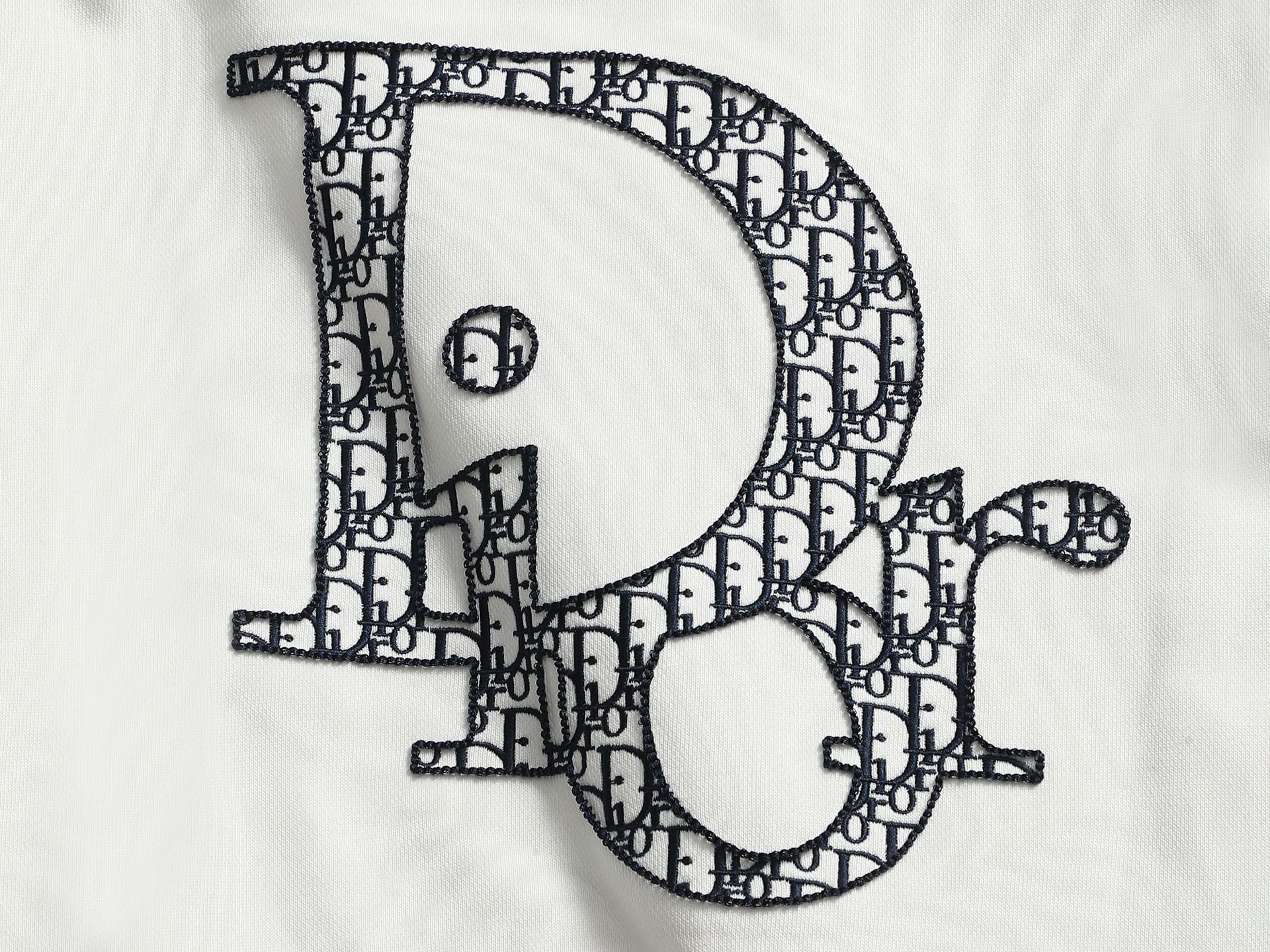 【DIOR】刺繍長袖 T シャツ