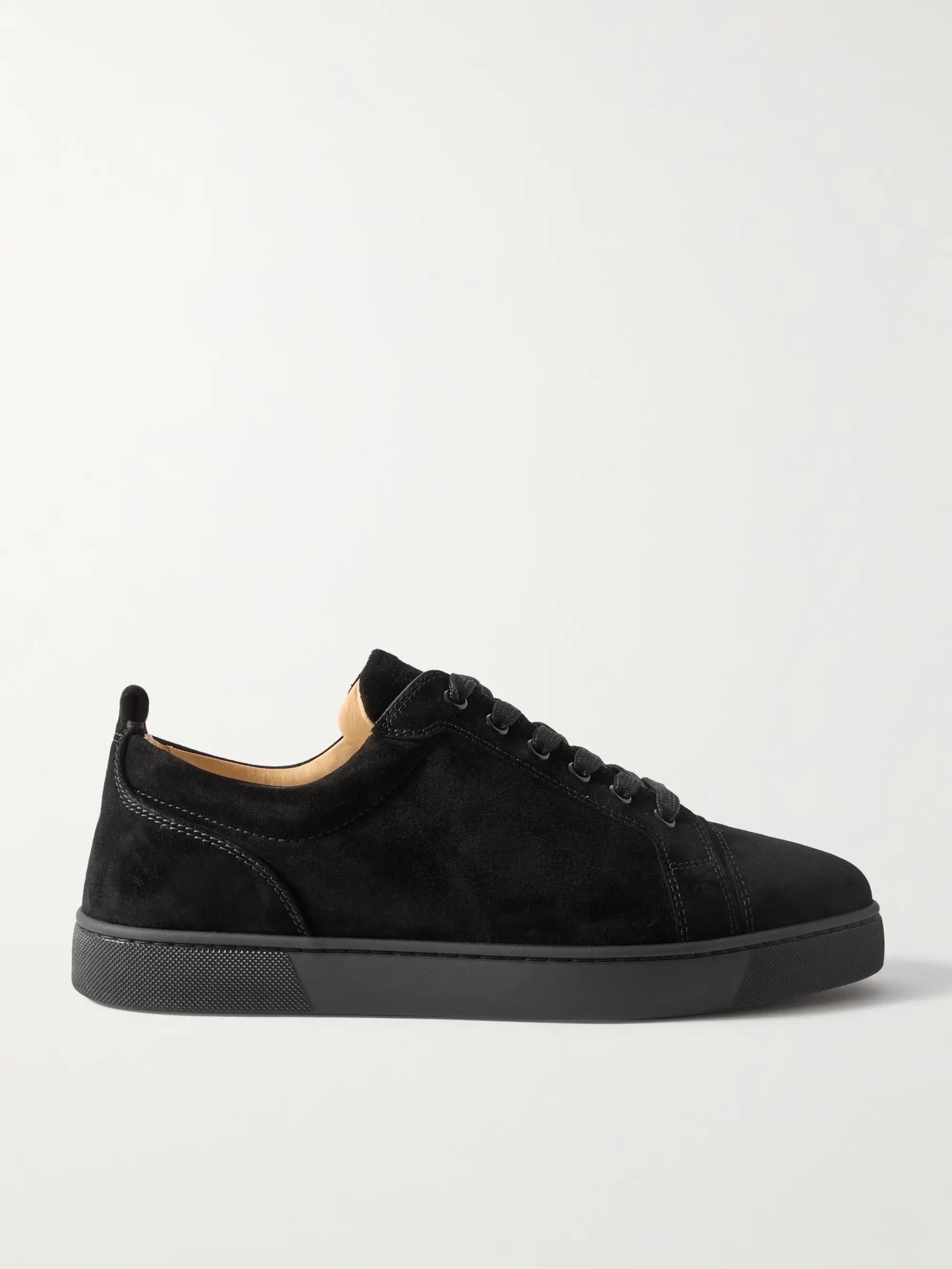 Christian Louboutin ルイ・ジュニア スエード スニーカー Black
