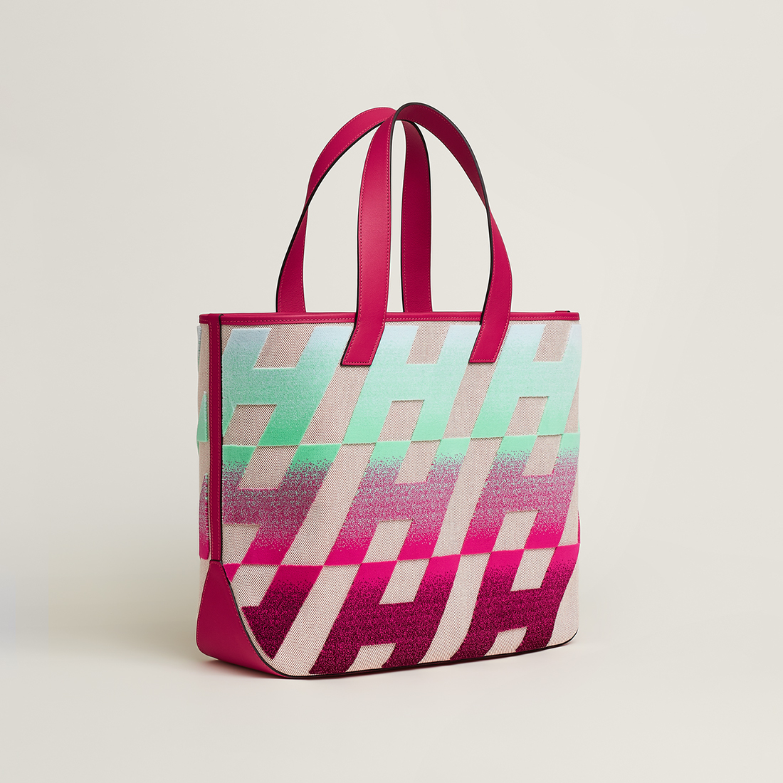 HERMES「カバスイタリックH柄40」トートバッグ2