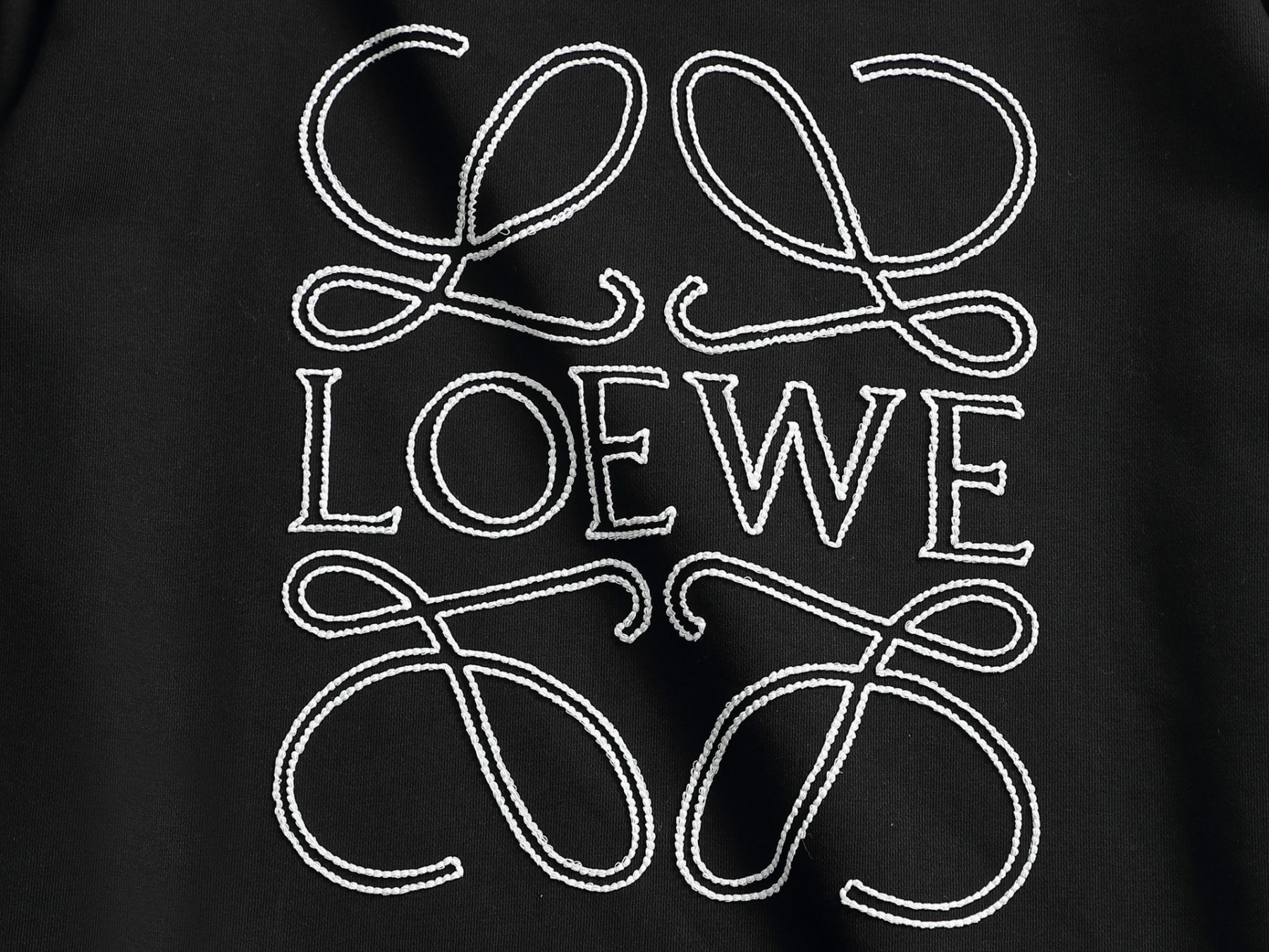 【LOEWE】刺繍長袖 T シャツ