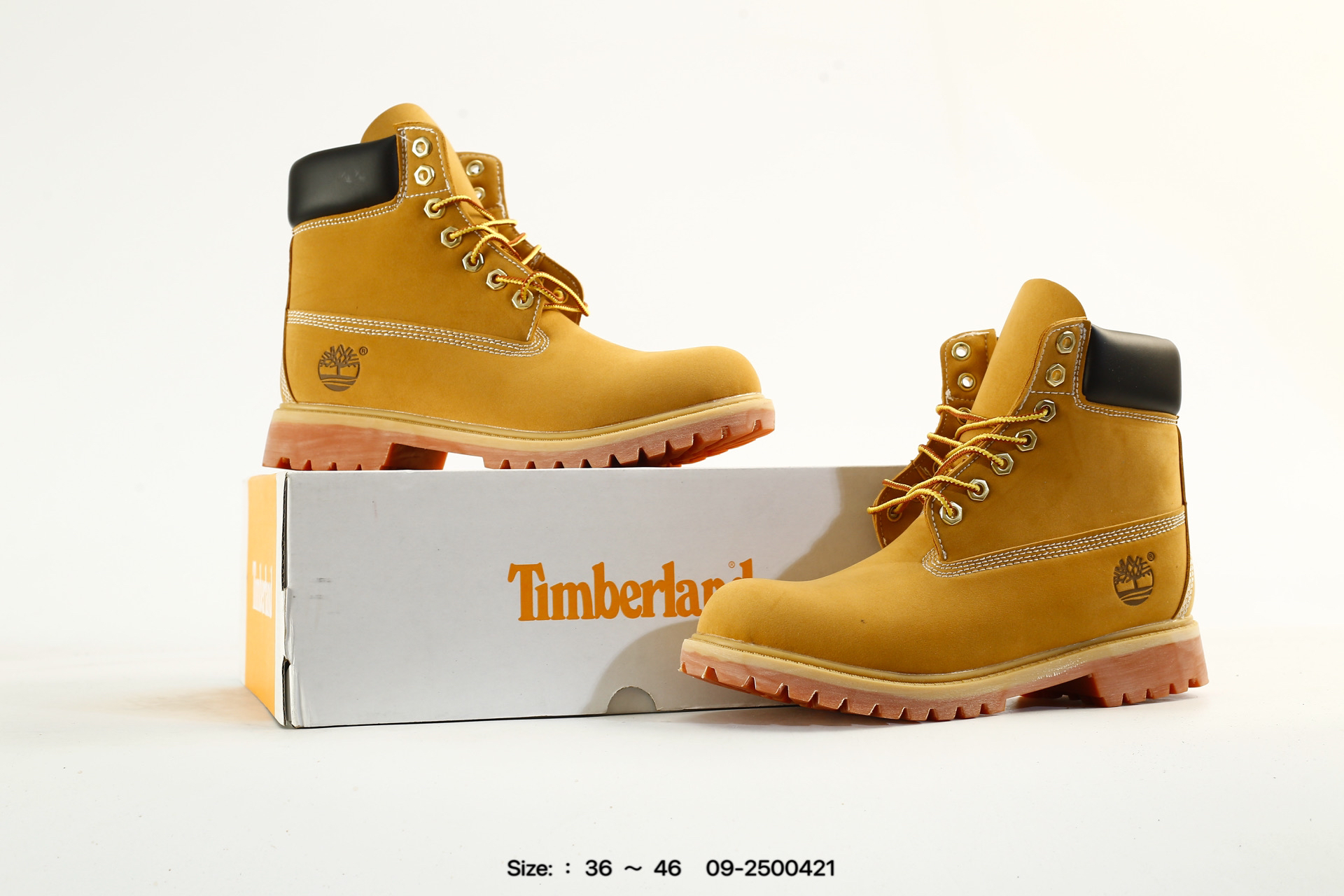 【Timberland】ユニセックス 6 インチ イエローワークブーツ