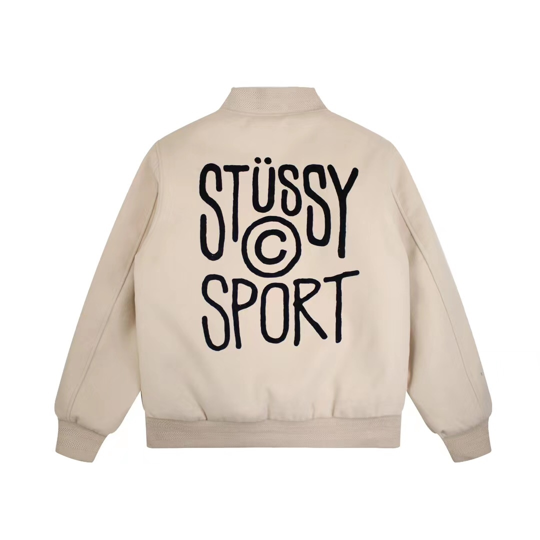【STUSSY】ウールスタジャン