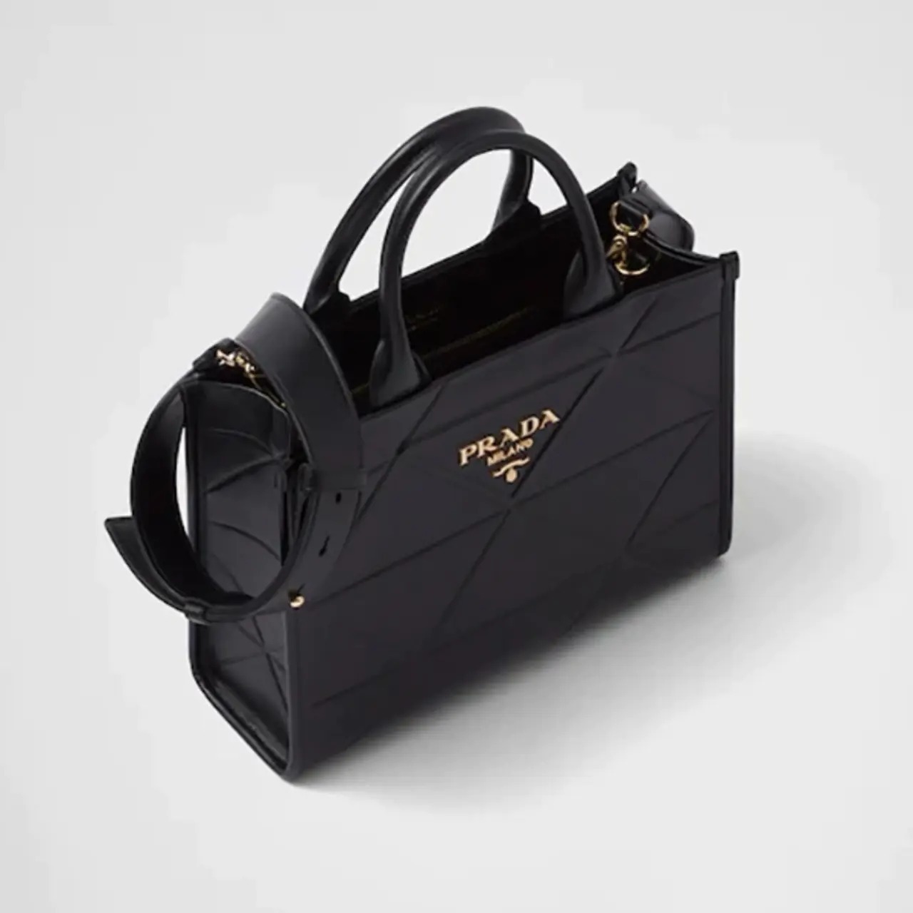 ＊PRADA＊ミディアム レザー ハンドバッグ 1BA379ASKF0002