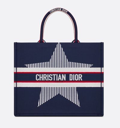 【星の刺繍がポイント♪】DIOR BOOK　TOTE　トートバッグ