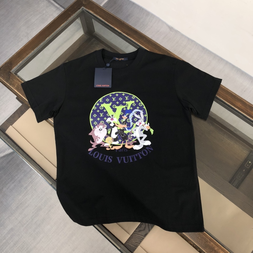 【LOUIS VUITTON】ルイヴィトン 半袖Tシャツ 男女兼用、ご好評に付き再入荷！