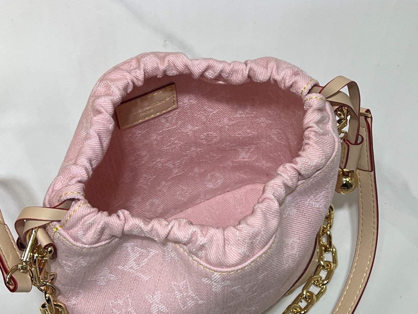 LOUIS VUITTON ルイヴィトン M83043 デニムのバケツバッグ