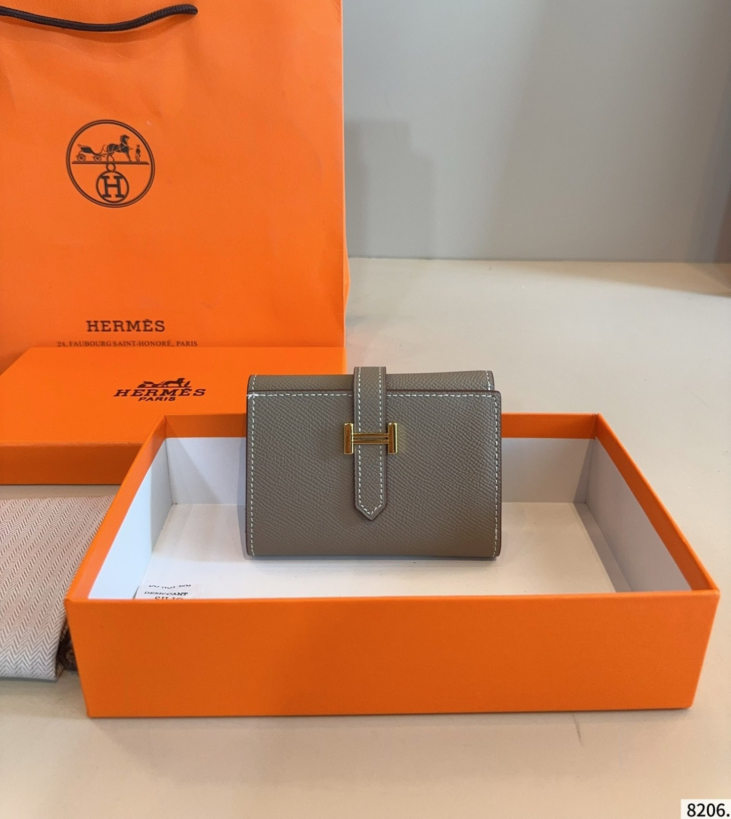 【HERMES旗艦店】エルメス 財布 ゴールド金具 6カラー 12*8CM