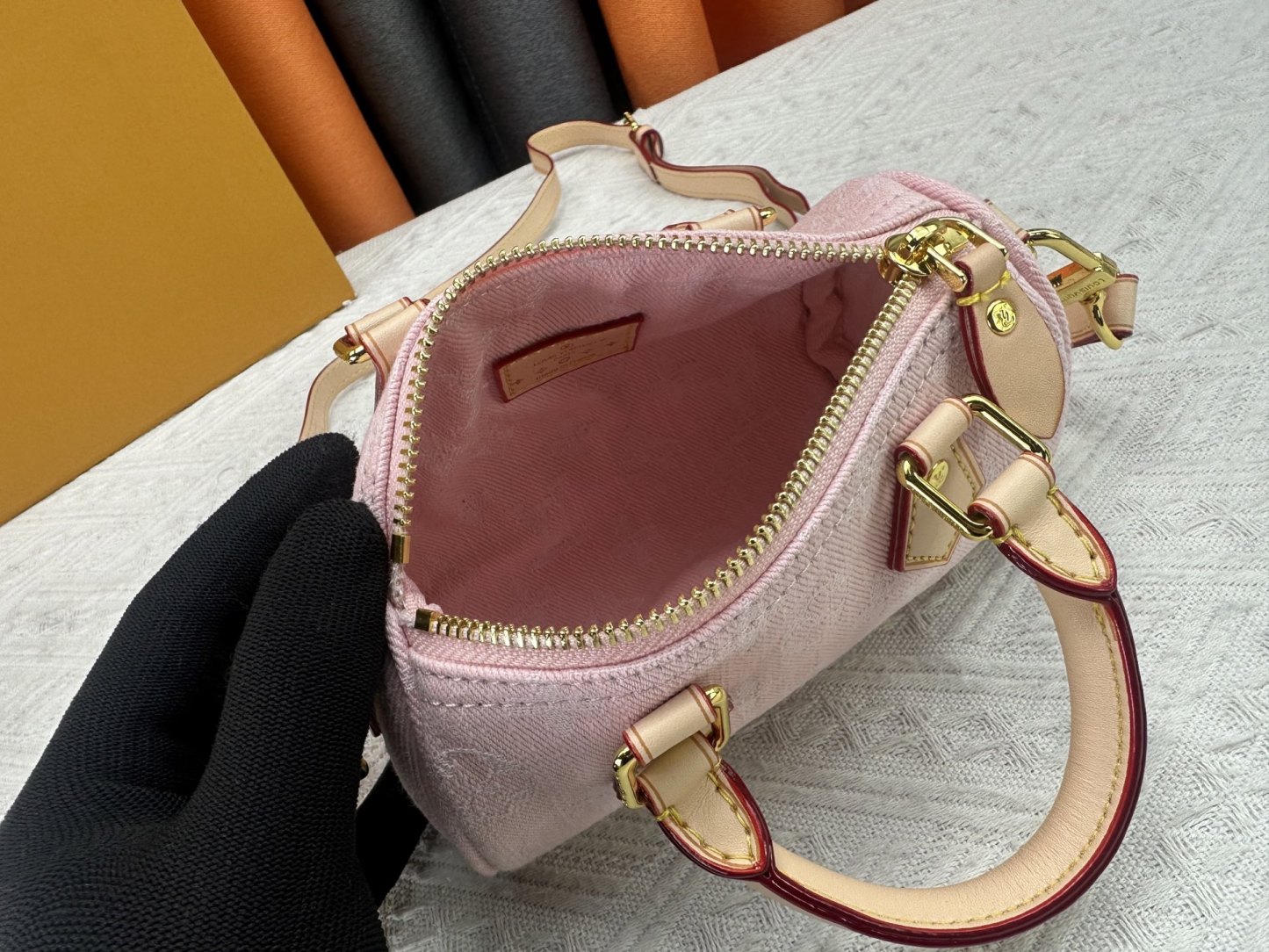 LOUIS VUITTON ルイヴィトン NANO SPEEDY Gx デニムバッグ M11212 M81085